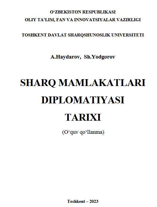Sharq mamlakatlari diplomatiyasi tarixi