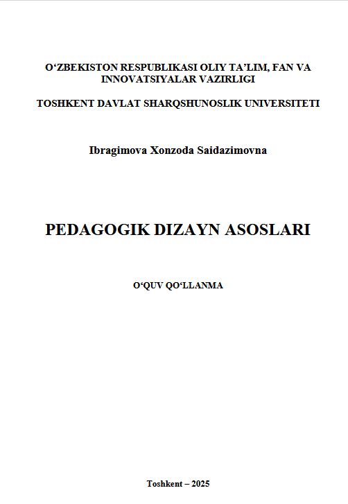 Pedagogik dizayn asoslari