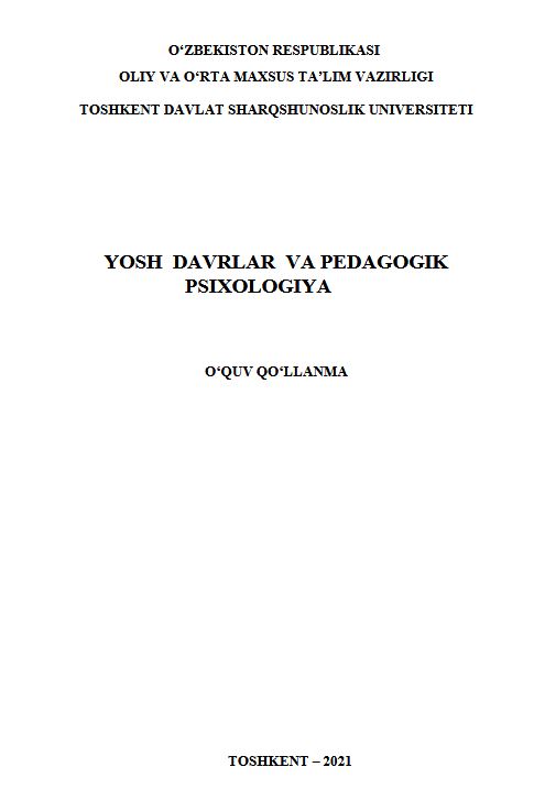 Yosh davrlar va pedagogik psixologiya