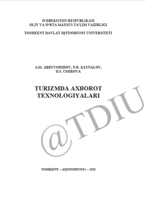 Turizmda Axborot texnologiyalati