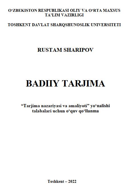 Badiiy tarjima