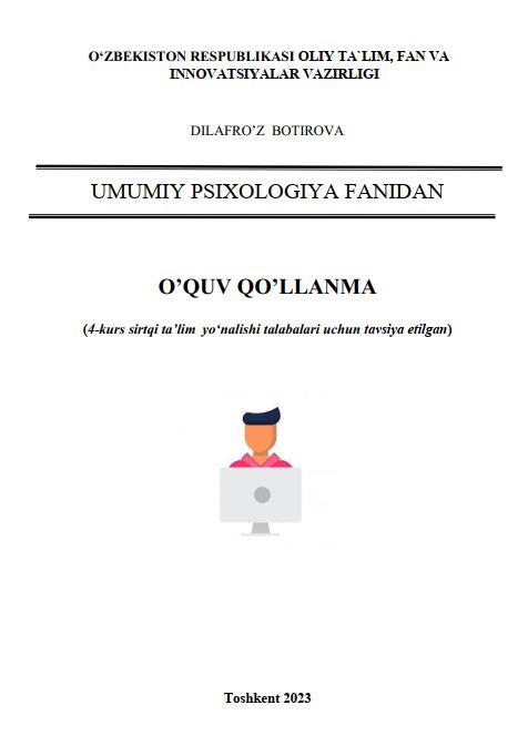 Umumiy psixologiya fanidan o'quv qo'llanma